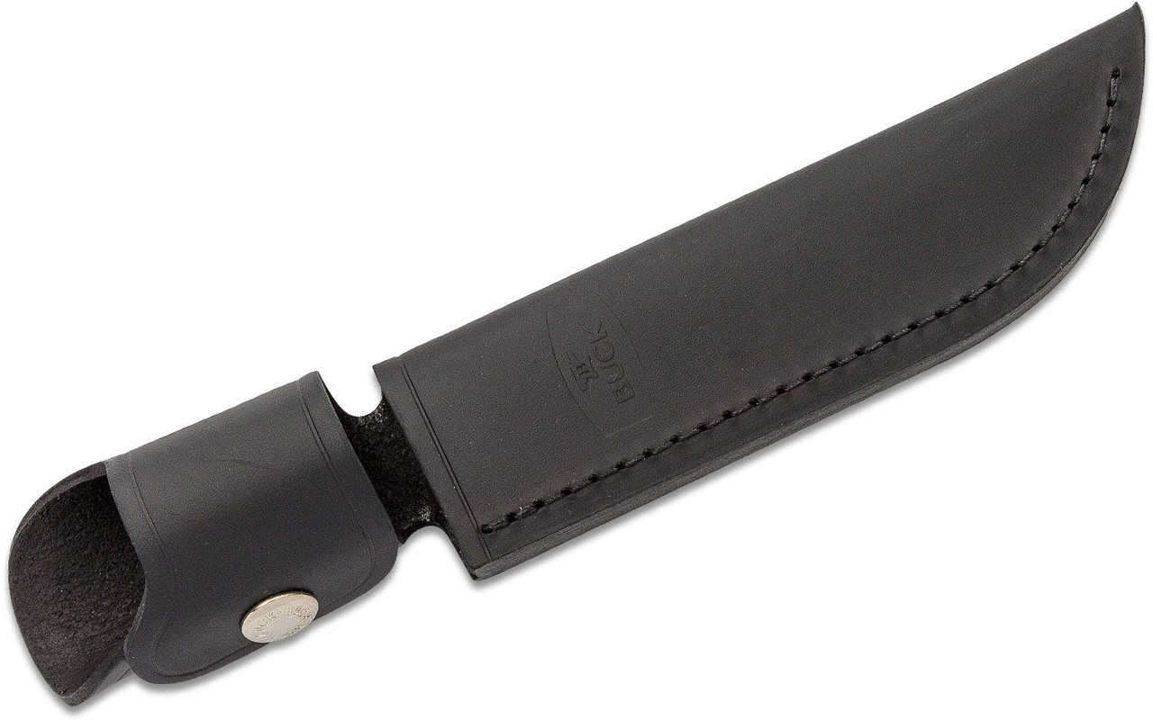 Buck Knives 119BKS Special Hunting Knife 6" Blade, Black Phenolic Handles, Black Leather Sheath