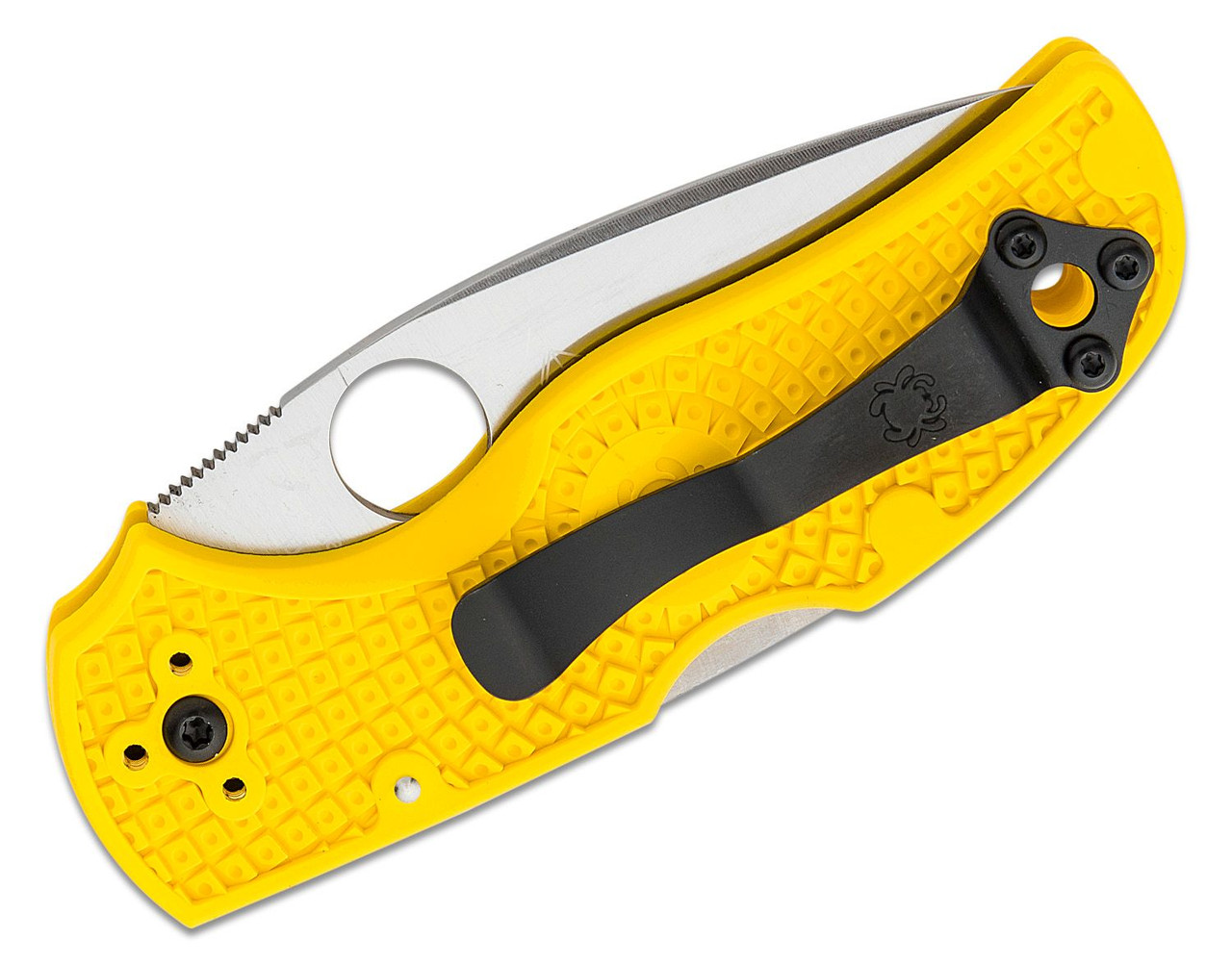 Spyderco Native 5 Salt Lockback Yellow - CPM Magnacut