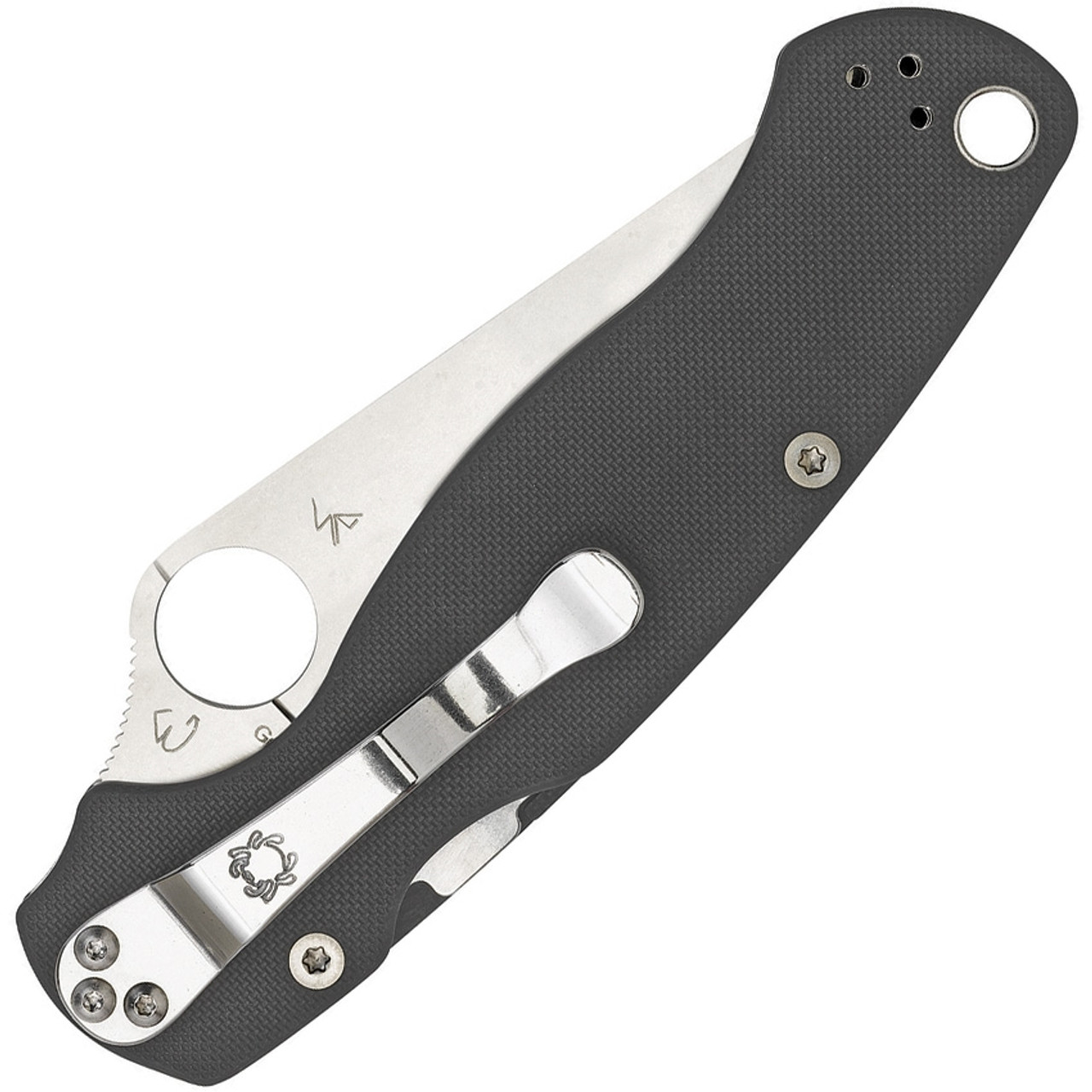 Spyderco Para Military 2 G10 Dark Gray. Maxamet tool steel blade.