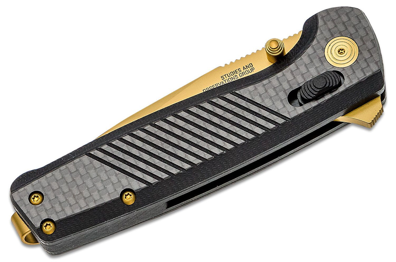 SOG Terminus XR LTE Flipper Knife 2.95" Gold