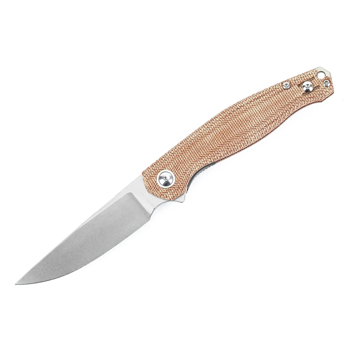 GiantMouse ACE Sonoma V2 - Natural Canvas Micarta (SONOMA-V2-NAT
