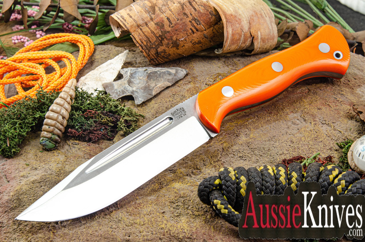 Bark River Knives Cub 3V - Blaze Orange G-10