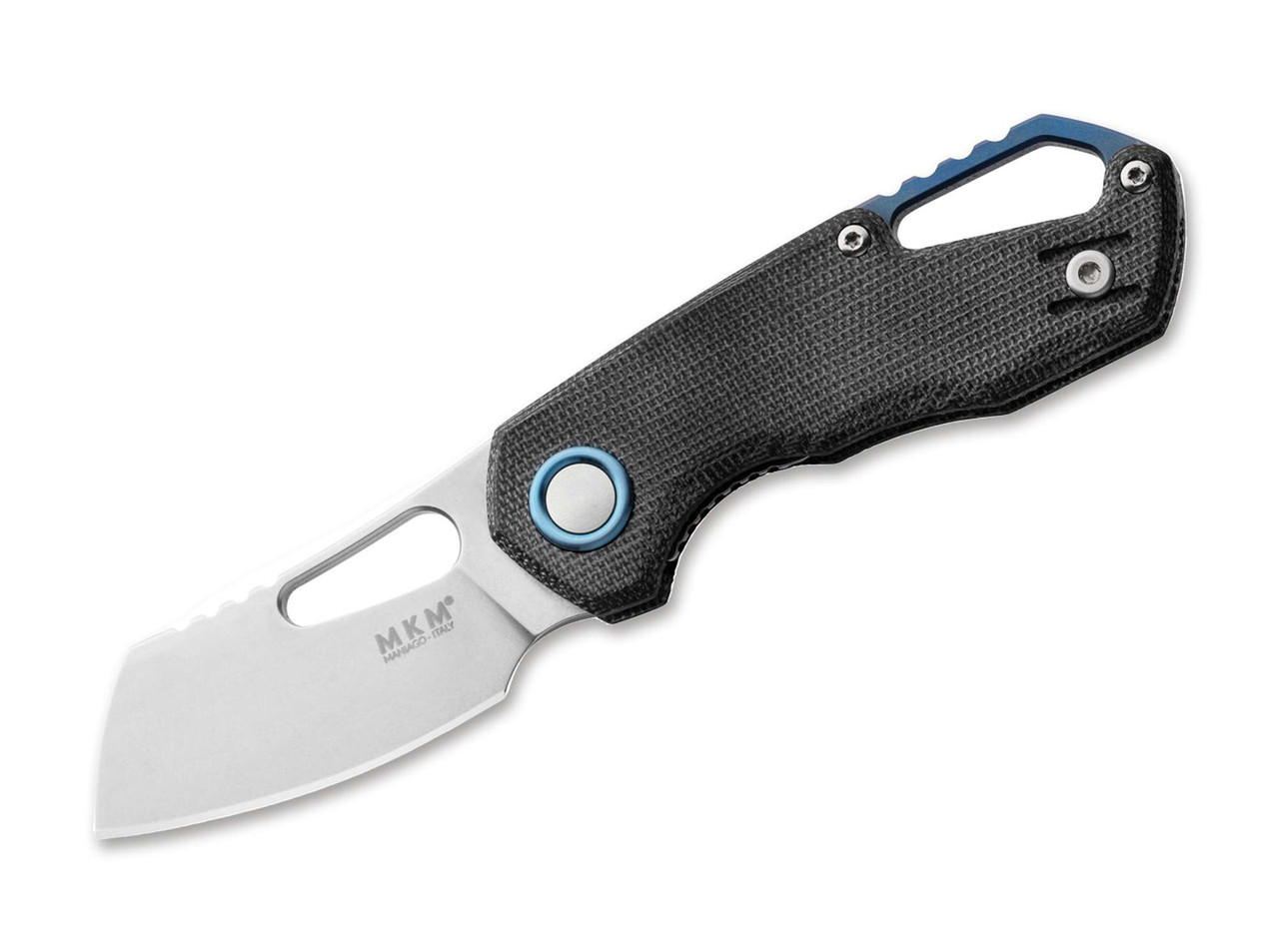 MKM Isonzo Taschenmesser Unisex – Schwarz, 14,5 Cm, N690 Klinge, Von Jesper Voxnæs