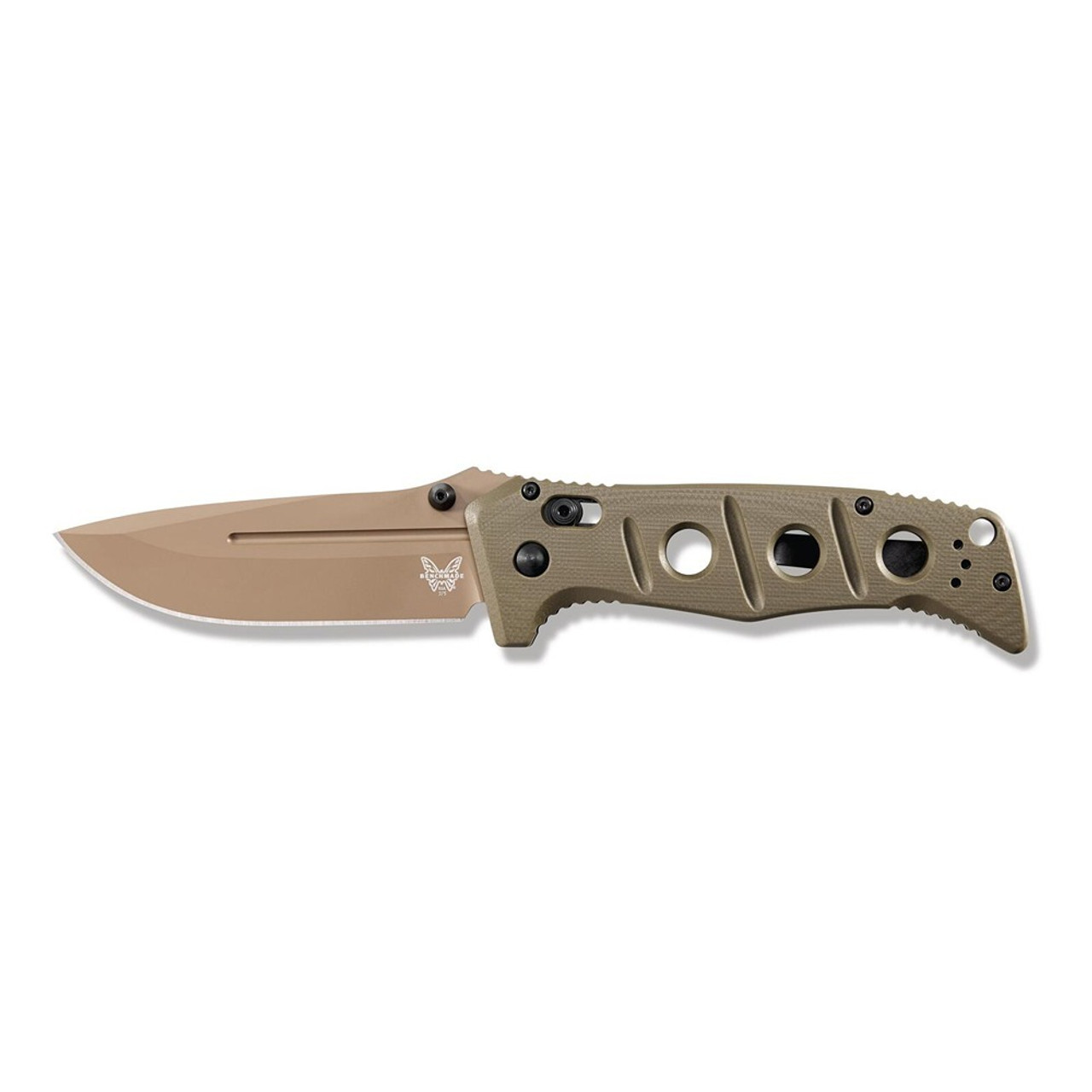 BENCHMADE 275FE-2 ADAMAS Axis Folding Knife, Flat Earth Plain Edge 