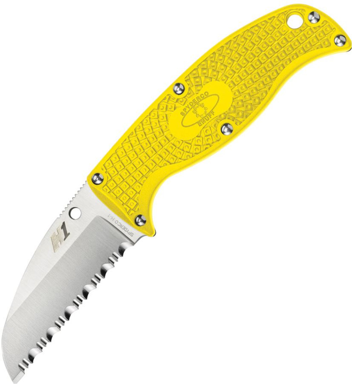 Spyderco Enuff Salt Yellow.