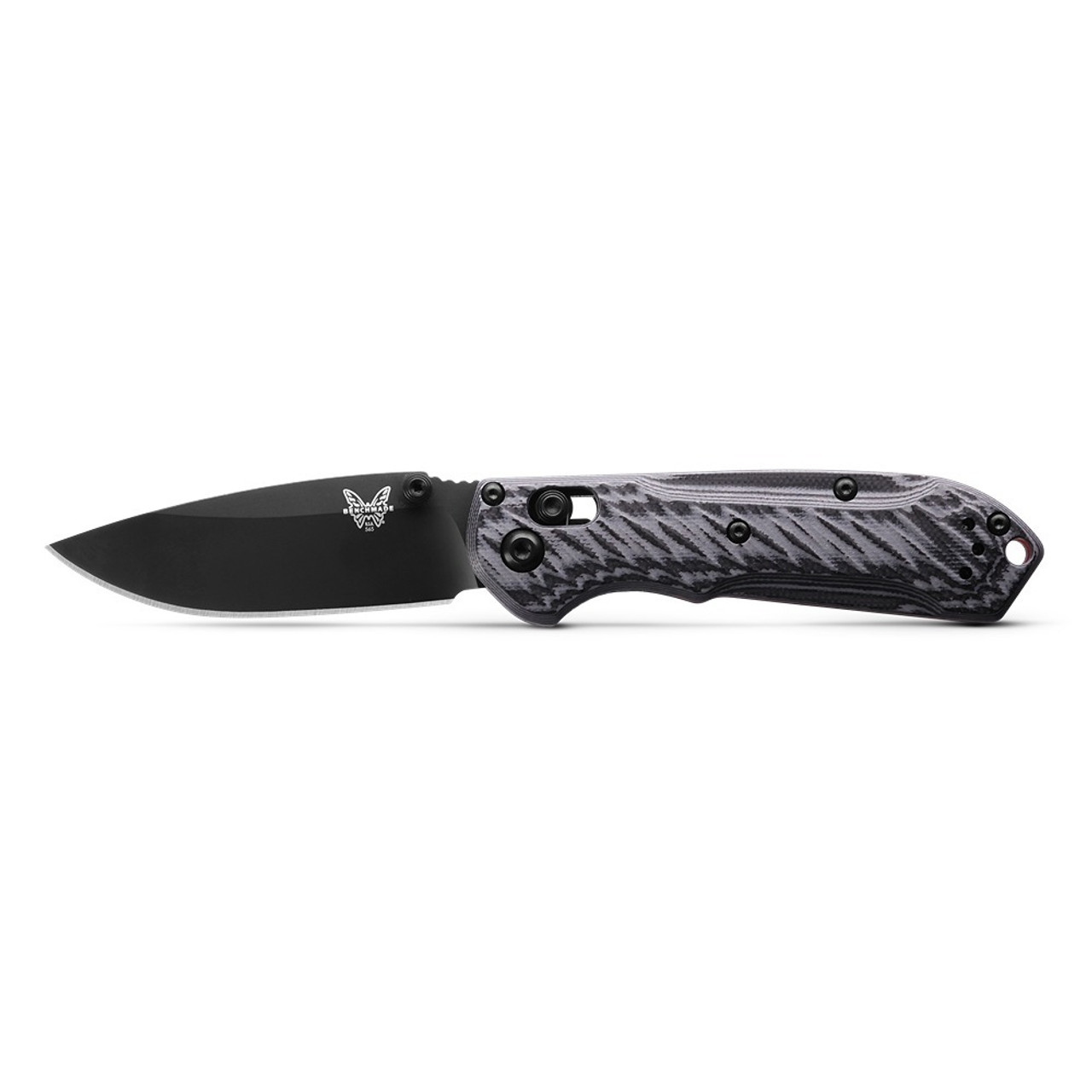 Benchmade Mini Freek Axis Folding Knife, Multicolour G10. Black Cerakote M4 Blade, Tricolour G10 Handle, Axis Lock, Made in U.S.A.