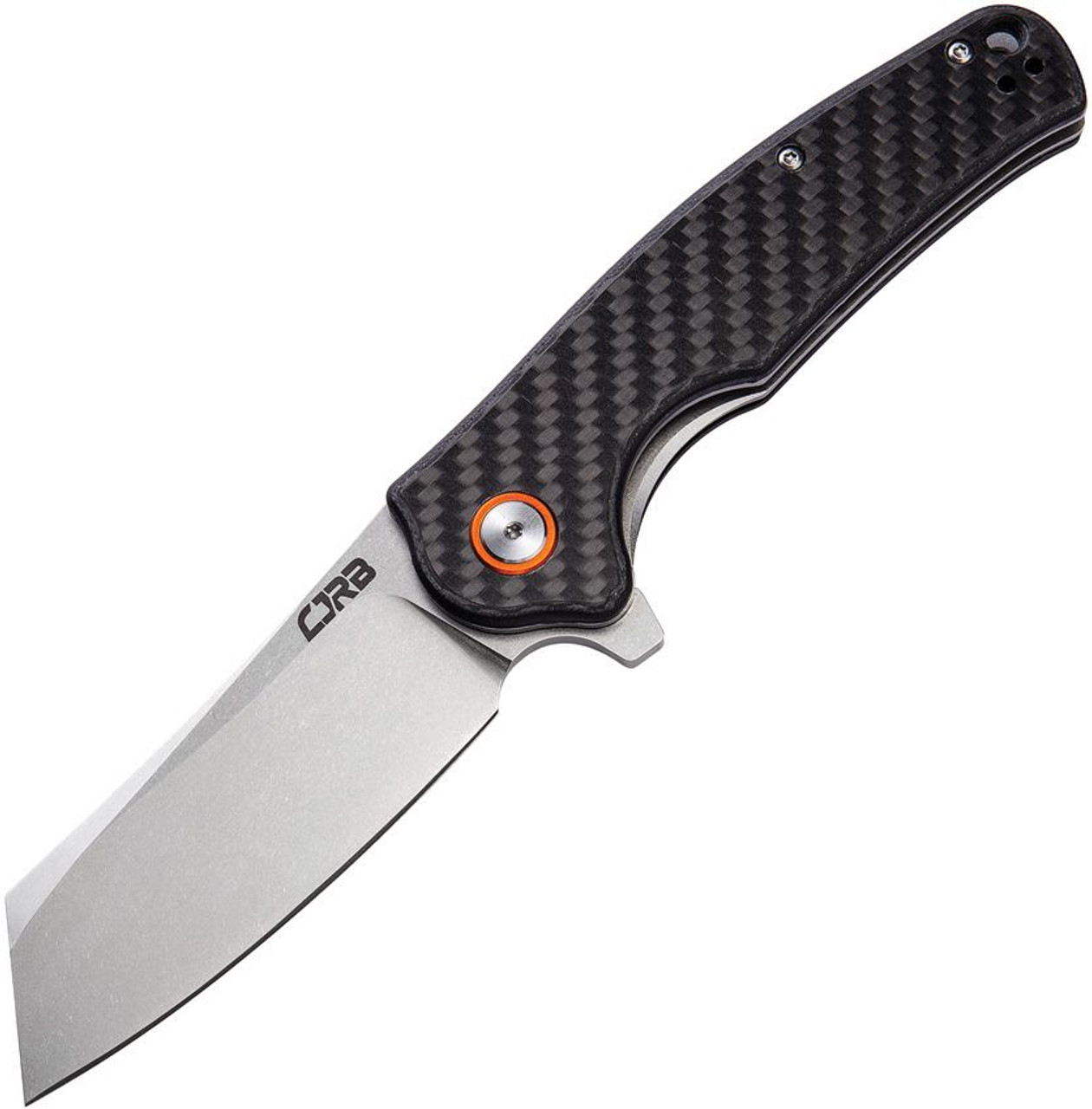 CJRB Crag Linerlock. Carbon fiber handle.  CJRB Crag Linerlock. Carbon fiber handle.