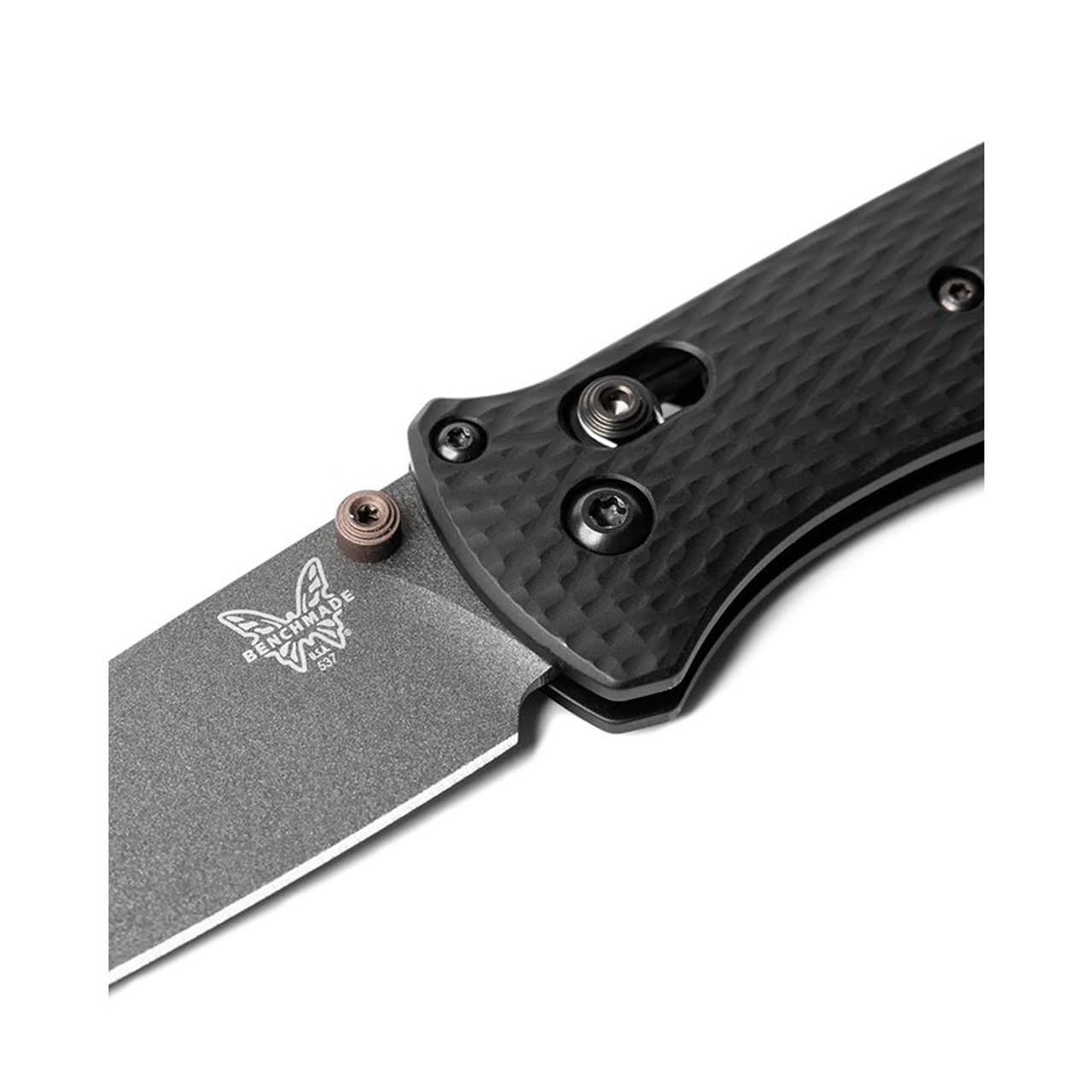 BENCHMADE 537GY-03 Bailout Axis Folding Knife, Black Aluminium NEW