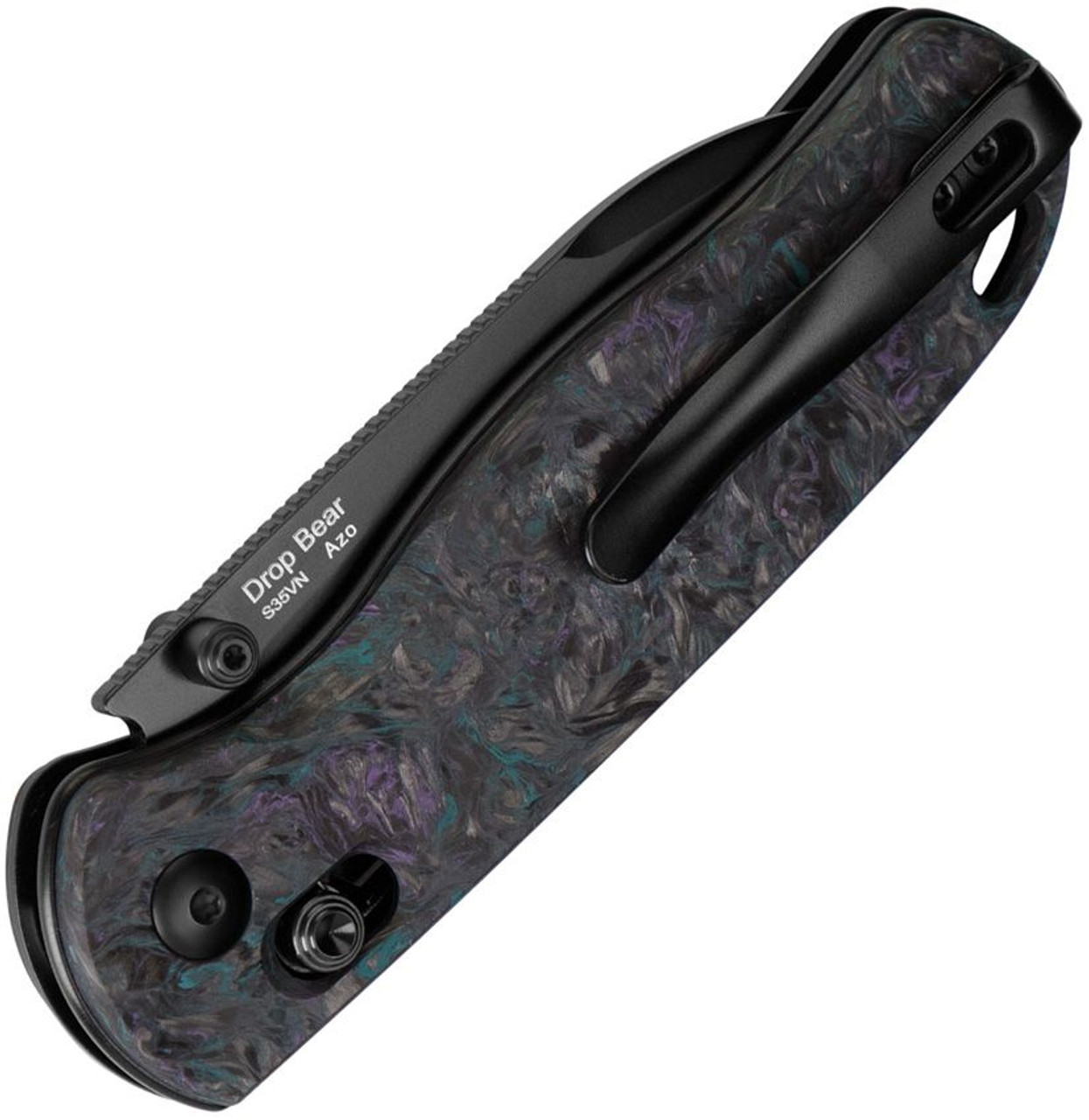 Kizer Cutlery Drop Bear Clutch Lock Dark