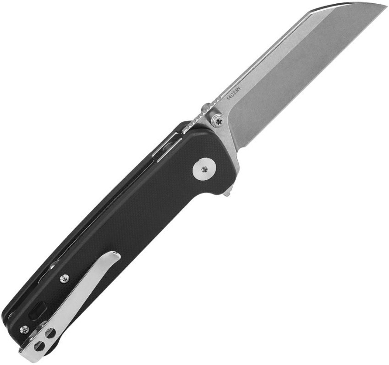 QSP Knife Penguin Button Lock Black