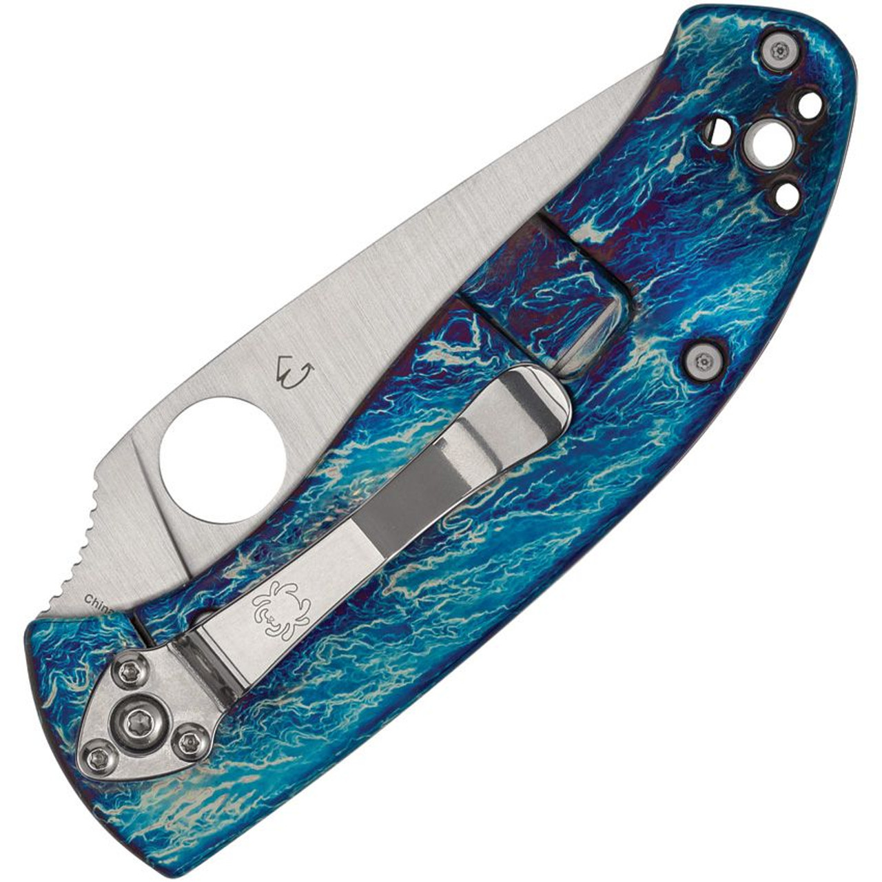Spyderco Tenacious R.I.L. Ti Blue Spyderco Tenacious R.I.L. Ti Blue