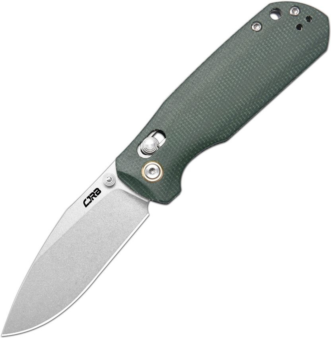 CJRB Maximal Crossbar Lock Green Micarta