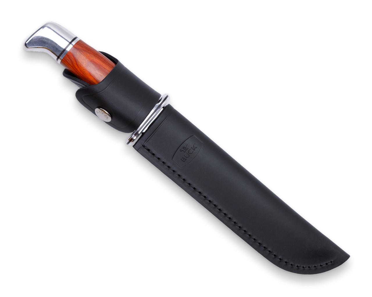 Buck General Heritage 120.  Cocobolo Handle.  Includes Leather Sheath