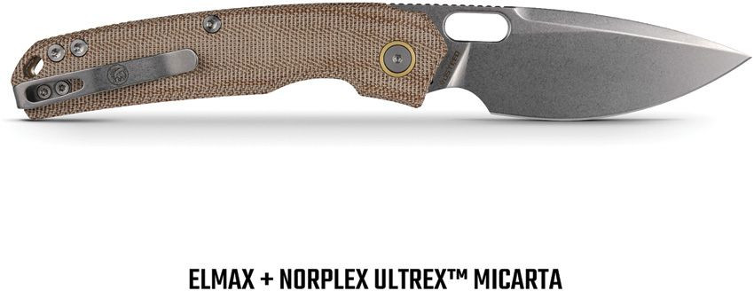 Vosteed Psyop Top Linerlock Natural Canvas Micarta