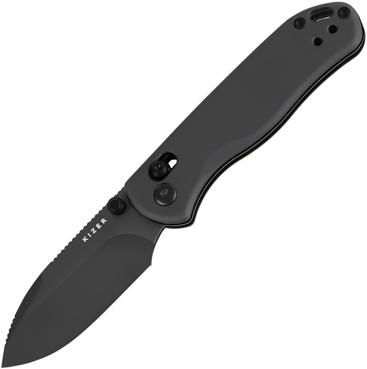 Kizer Cutlery Drop Bear 2 Button Lock - Black