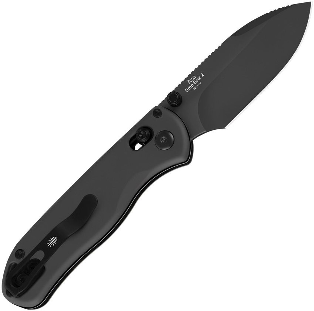 Kizer Cutlery Drop Bear 2 Button Lock - Black