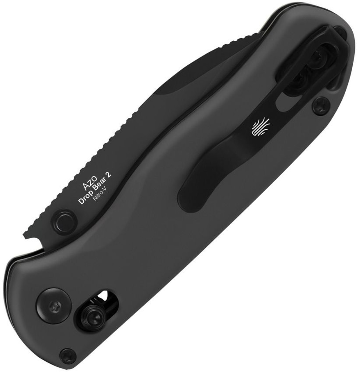Kizer Cutlery Drop Bear 2 Button Lock - Black