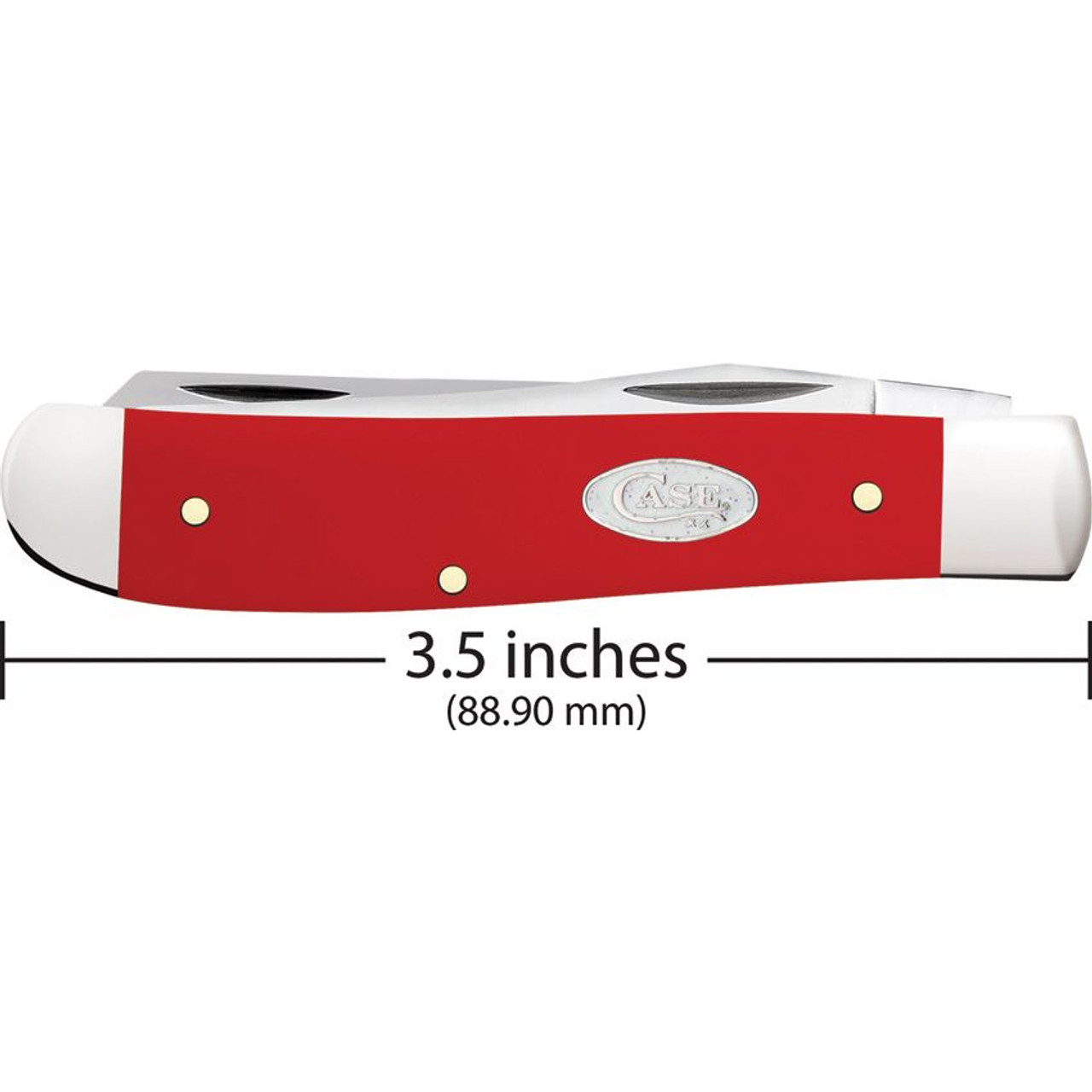 Case Cutlery Mini Trapper Red Synthetic