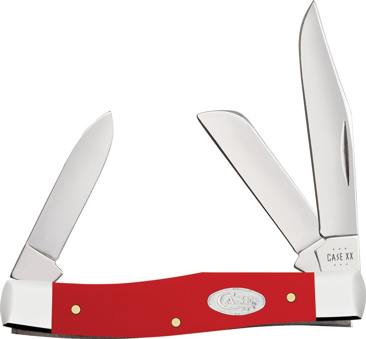 Case Cutlery Medium Stockman Red Synthetic