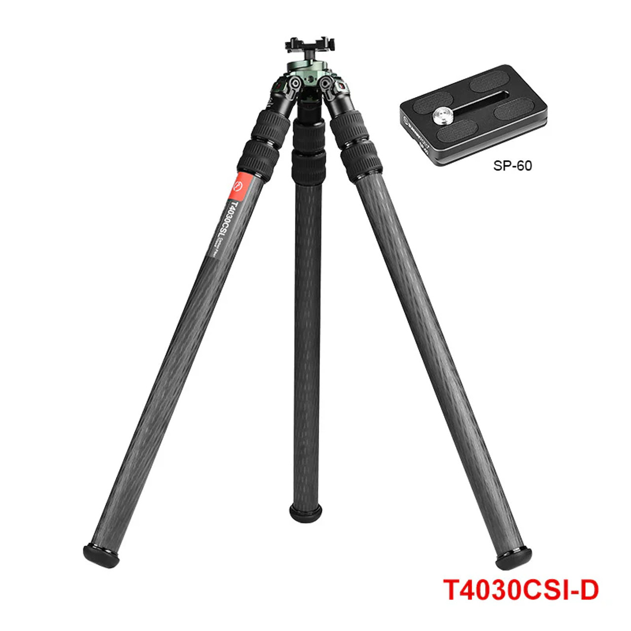 SunwayFoto T4030CSI, 68” Tall Inverted Leg Series Carbon Fiber Tripod with 38mm Arca Ballhead, 40mm Tubes 3 Section SunwayFoto T4030CSI, 68” Tall Inverted Leg Series Carbon Fiber Tripod with 38mm Arca Ballhead, 40mm Tubes 3 Section