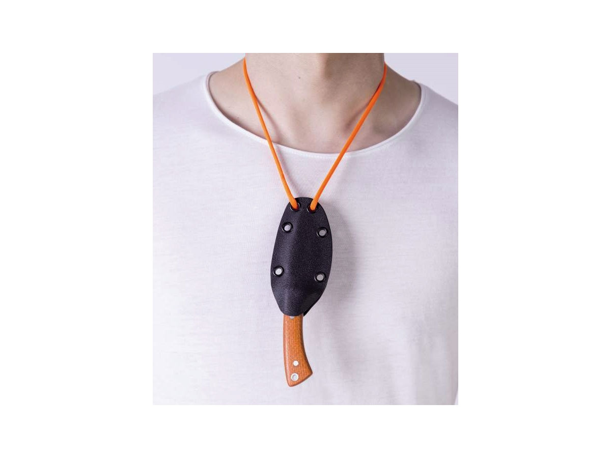 Muela Peccary Micarta Orange 8.0