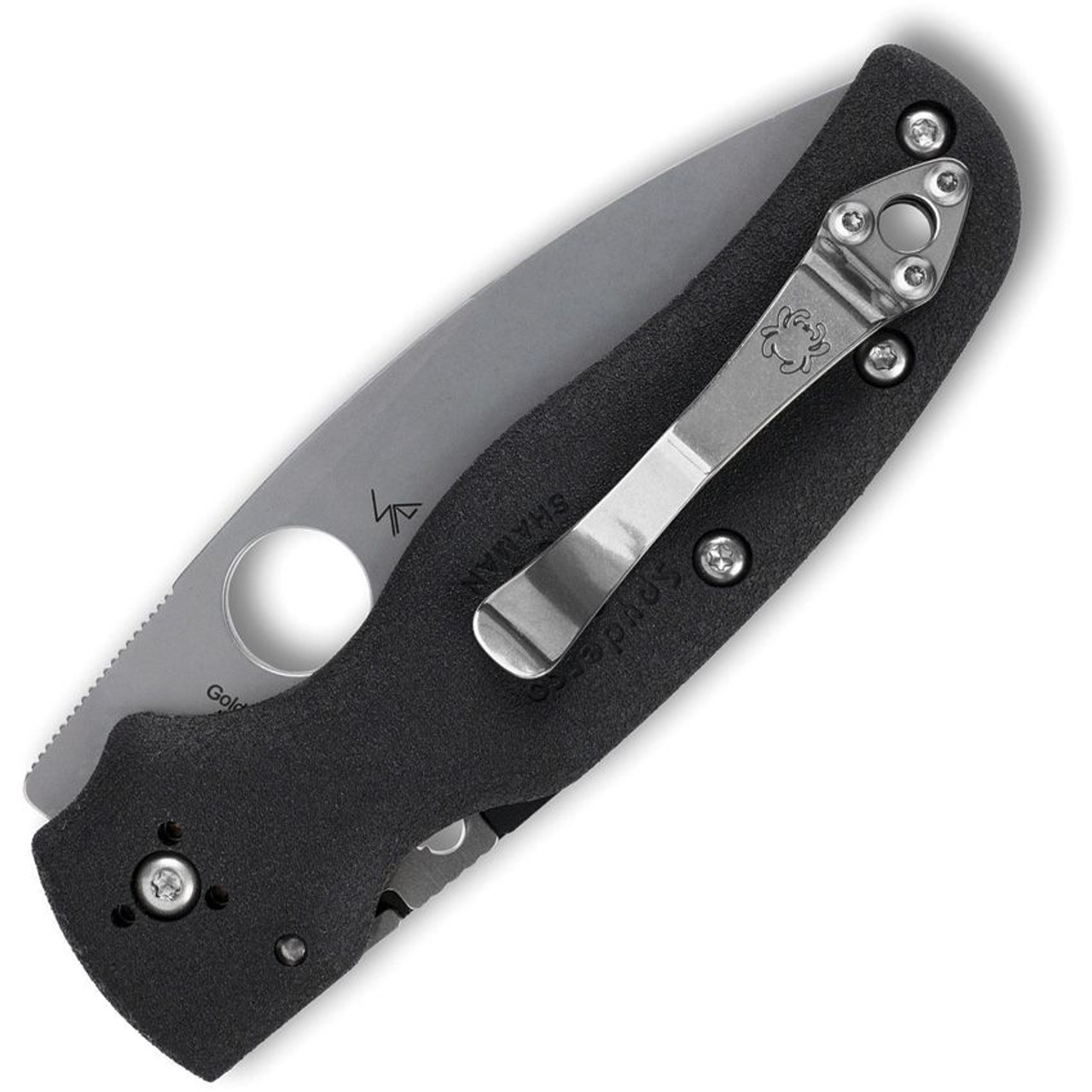 SpydercoShaman Compression Lock. CTS-BD1 stainless blade
