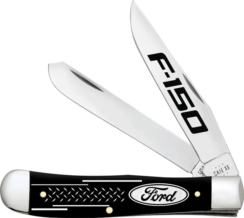 Case Cutlery Ford Trapper Black Synthetic