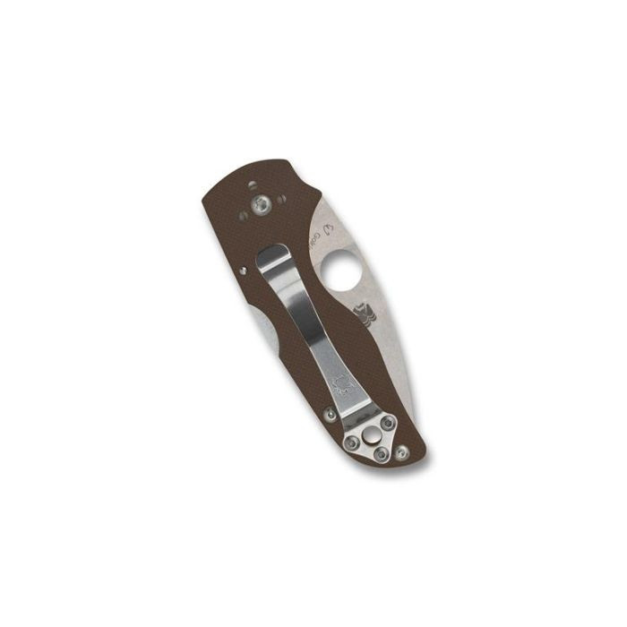 Spyderco LIL' NATIVE MID BACK LOCK BROWN G10