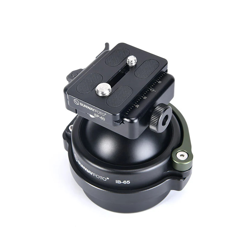 SUNWAYFOTO T4020CMLI Inverted Leg Carbon Fiber Heavy Duty Tripod PLUS IB-65 65mm heavy duty ball head. 40kg  +