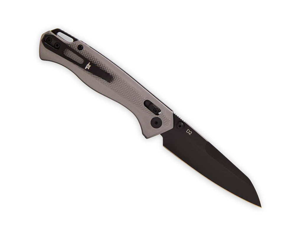 Buck Knives 698 Ferrox Knife. Crossbar lock. Silver.