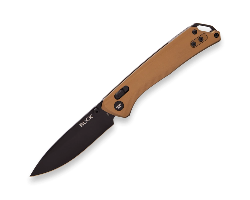Buck Knives 700 Nomad Knife.  Crossbar lock. Bronze