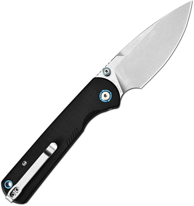 CJRB Latitude Top Linerlock Black G10