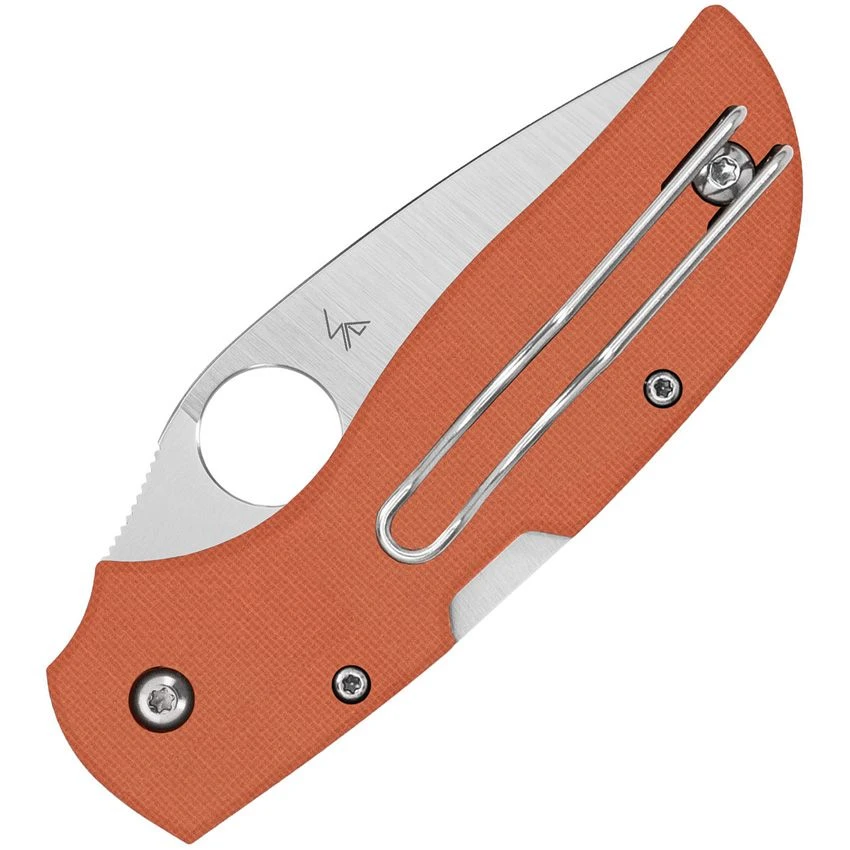 Spyderco Chaparral Lockback Orange.  CPM REX 121 tool steel blade.