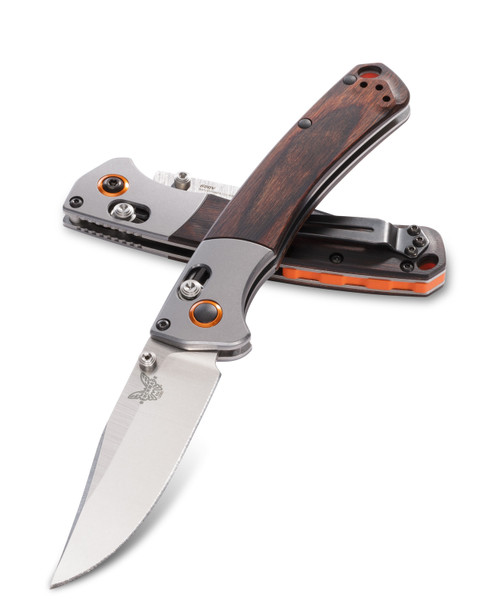 BENCHMADE 15085-2 MINI CROOKED RIVER Axis Folding Knife 
