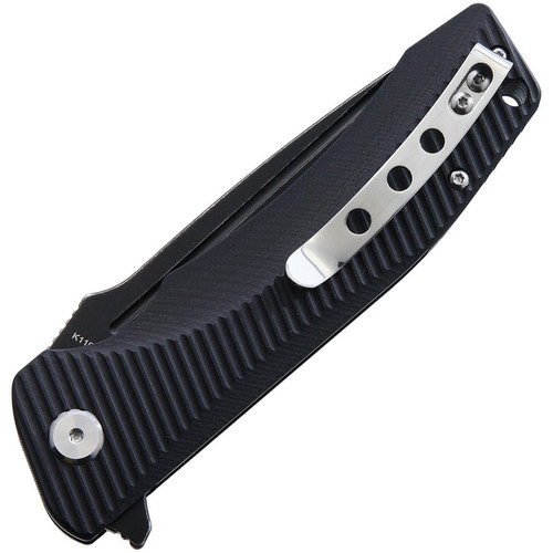 Bestech Knives Mako Linerlock Black with black stonewash K110 blade ( BTKG27B)