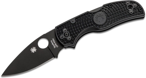 Spyderco Native 5 Lockback Plain. Black. DLC coated CPM S30V stainless blade. Spyderco Native 5 Lockback Plain. Black. DLC coated CPM S30V stainless blade.
