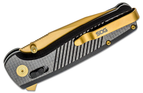 SOG Terminus XR LTE Flipper Knife 2.95" Gold