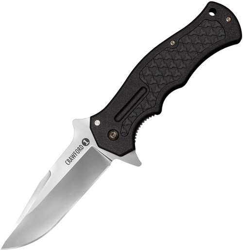 Cold Steel Crawford Model 1 Linerlock - Black handle ( CS20MWCB)