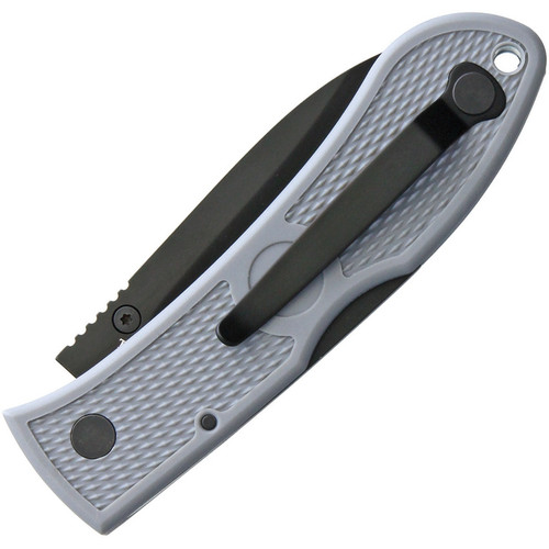 Ka-Bar Folding Hunter Lockback.  Gray Zytel handle.