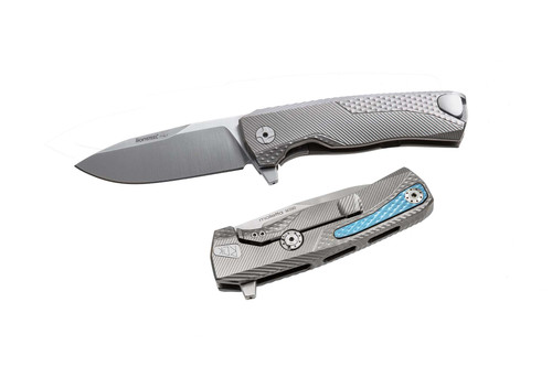 LionSTEEL ROK Titanium: the foldable titanium E.D.C. with SOLID® handle - Grey 