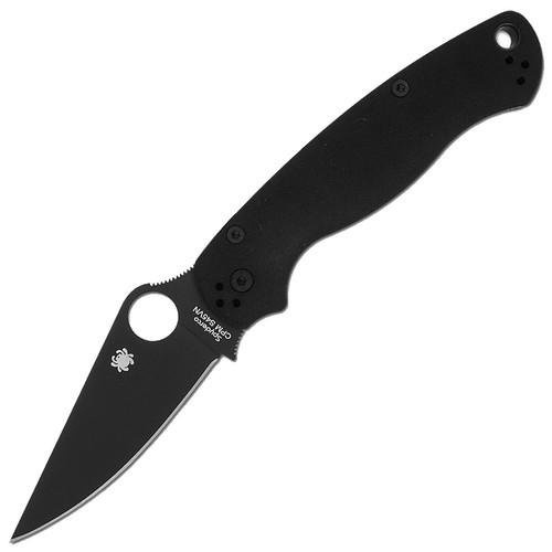 Spyderco Para-Military 2 Black G-10, Black blade - CPM-S45V (SC81GPBK2 CPM-S45V)