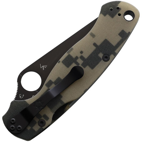 Spyderco Para-Military 2 Camo G-10, Black blade - NEW S45VN