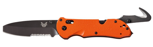 BENCHMADE 916SBK-ORG TRIAGE Axis Folding w/Hook, Orange (916SBK-ORG)