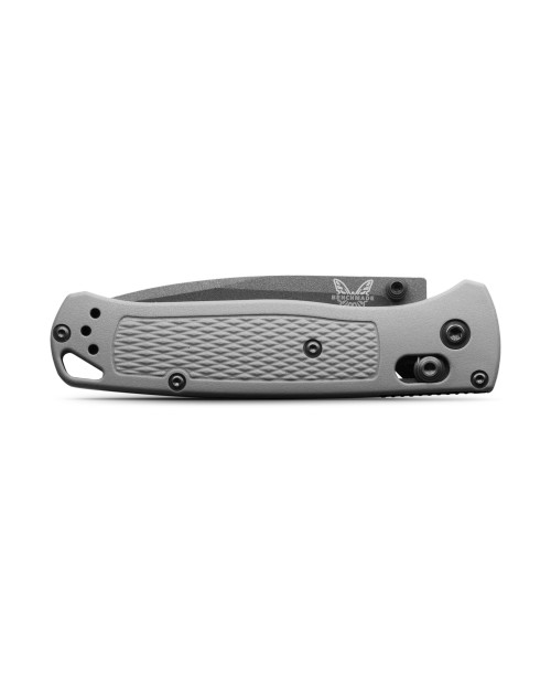 Benchmade 535BK-08 Bugout AXIS Folding Knife 3.24" S30V Gray Cerakote Plain Blade, Storm Gray Grivory Handles