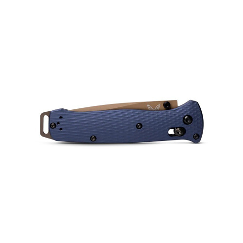 BENCHMADE 537FE-02 Bailout Axis Folding Knife, Crater Blue, NEW