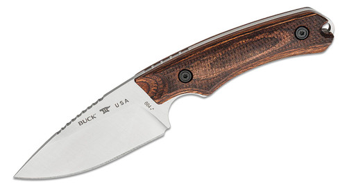 Buck ALPHA HUNTER PRO WALNUT DYMALUX incl Leather sheath