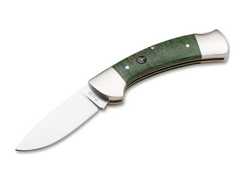 Boker 3000 Curly Birch Jade Green