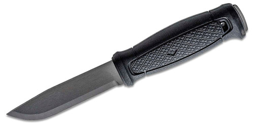 Morakniv Garberg Utility Knife Fixed 4.3" Black Carbon Steel Blade, Black Polyamide Handle and Sheath