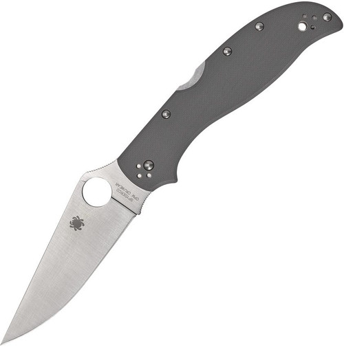 Spyderco Stretch 2 XL Lockback Gray. Cruwear.