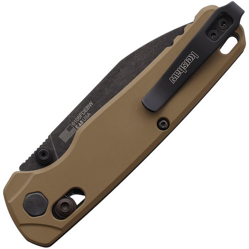 Kershaw Bel Air DuraLock FDE Brown Aluminim. CPM MagnaCut stainless blade.